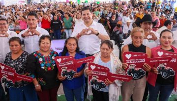 Gobierno estatal transforma municipios de la Mixteca Poblana con obra comunitaria