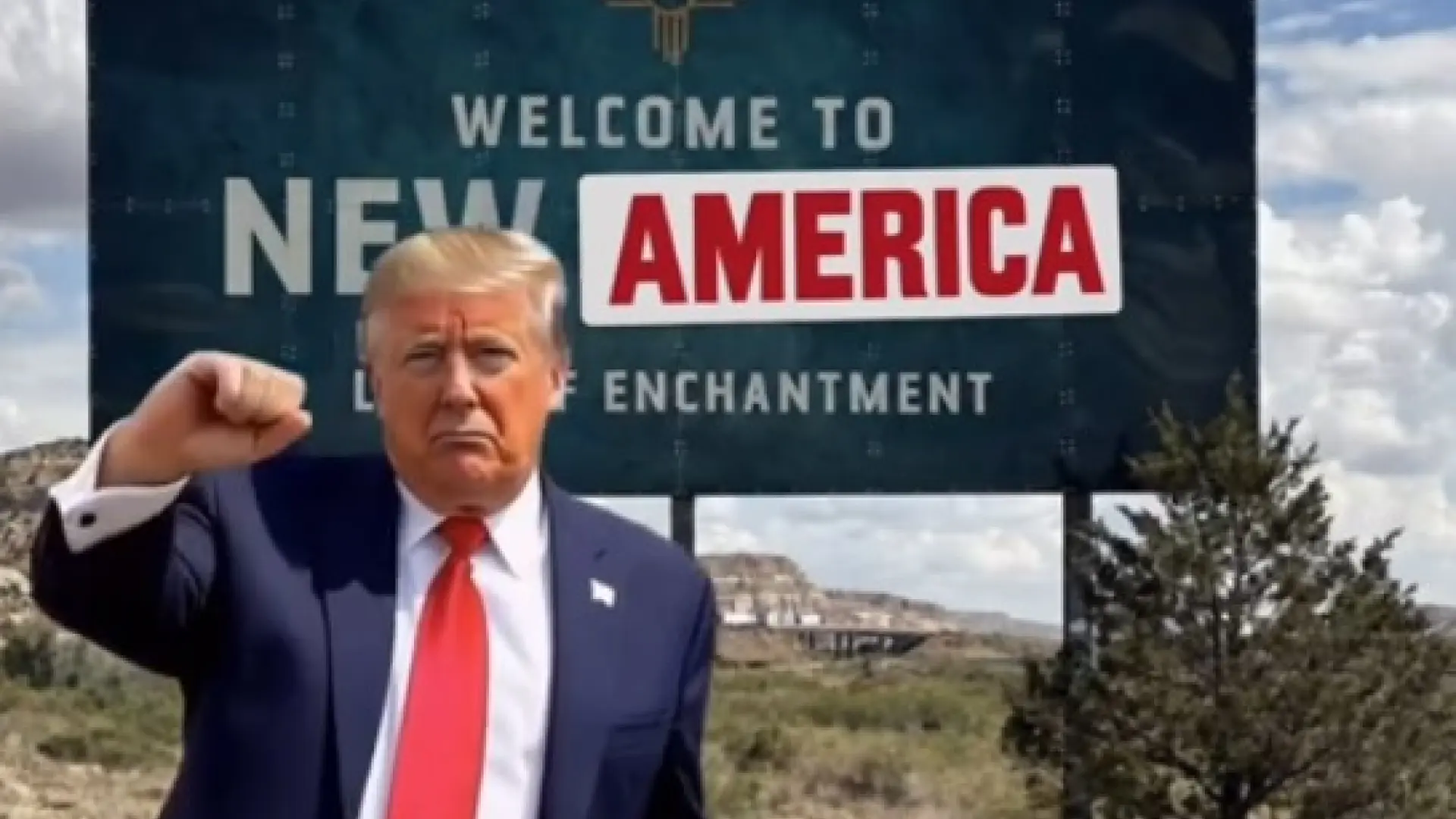 Trump también quiere cambiar el nombre al estado de Nuevo México, por 'Nueva América'