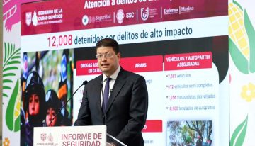 La SSC de CDMX presenta los resultados de la estrategia de seguridad correspondientes al mes de agosto
