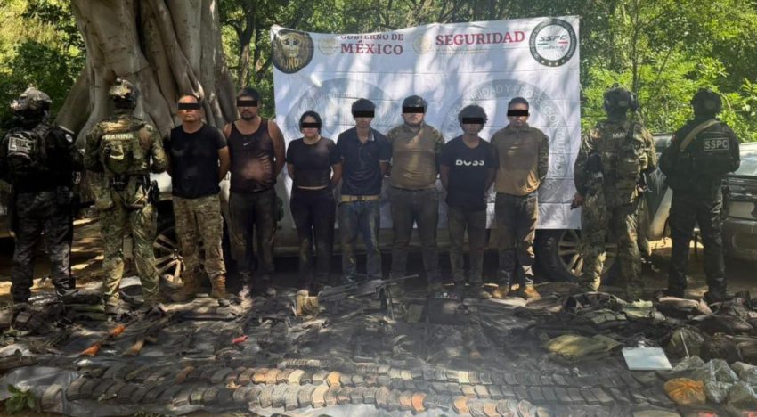 Marina y SSPC repelen ataque del Cártel de Sinaloa y detienen a nueve en la sierra de Mazatlán