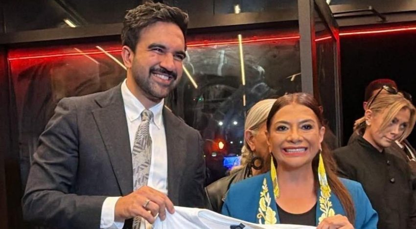 Clara Brugada se reúne con alcalde de Nueva York y traerá a la CDMX espacios para repartidores
