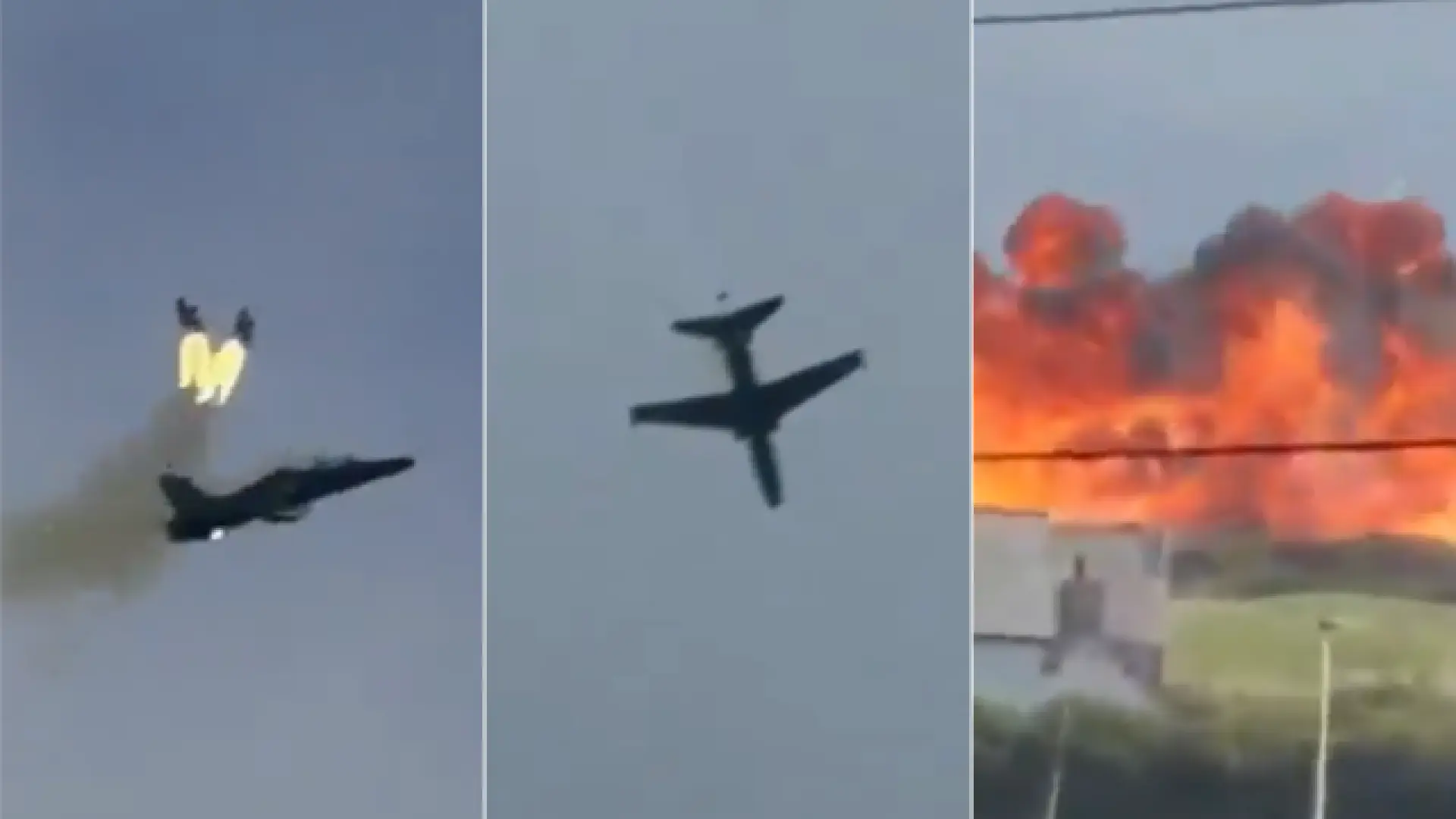 Dos pilotos de la Real Fuerza Aérea británica logran eyectarse antes de que su avión se estrellara en Gales