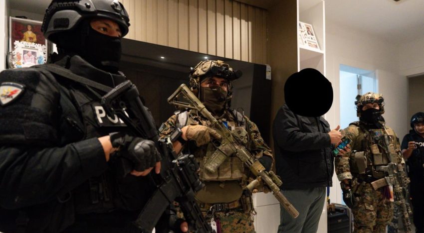 Ecuador desbarata brazo del CJNG con apoyo de Estados Unidos