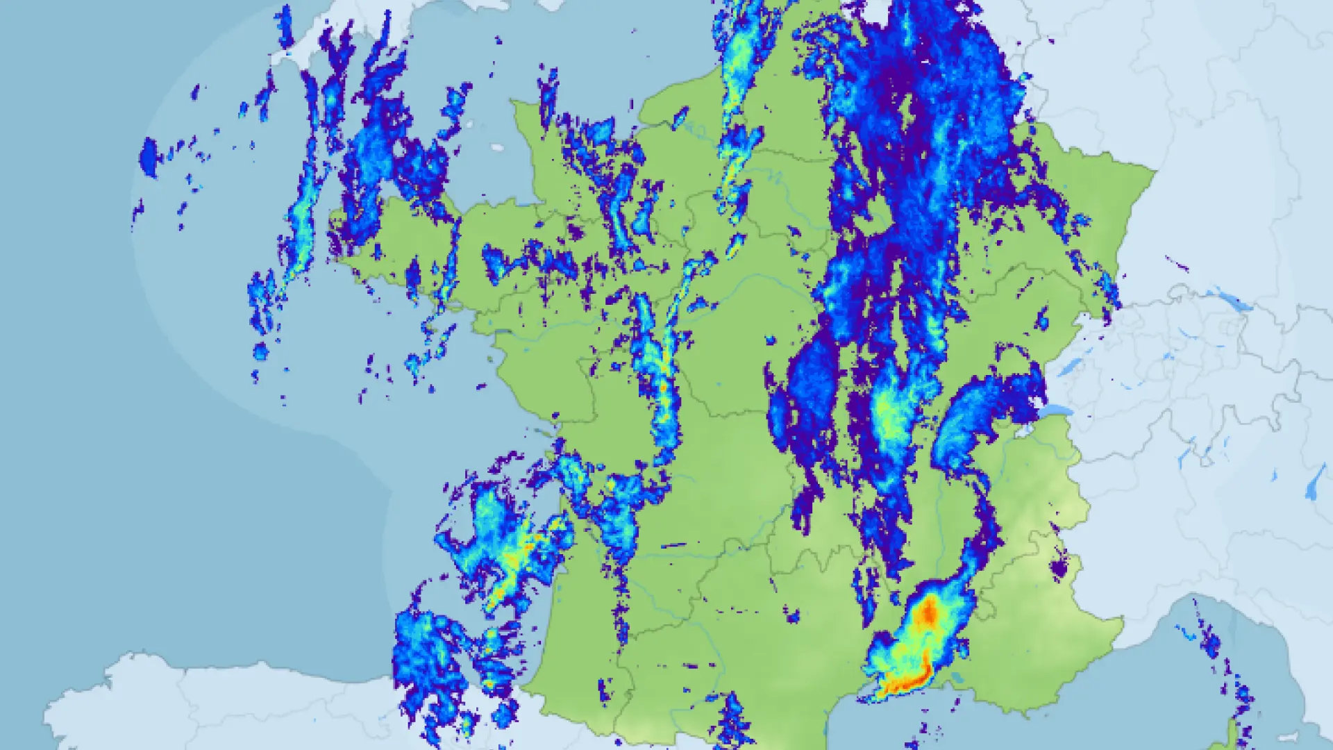 Alerta roja en el sur de Francia por peligro de inundaciones ante un episodio de lluvias «excepcional»