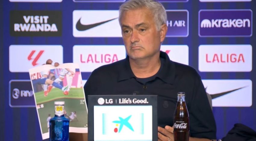 El clásico de Madrid sigue picante: el Atlético le dedicó un meme a Mourinho en las redes tras su enojo en la conferencia de prensa