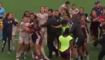 Venezuela le ganó a Chile la final femenina del fútbol en los Juegos Suramericanos 2026 y terminaron en una batalla campal