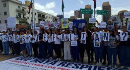 Familiares de presos políticos manifiestan «con la intención de llegar a Miraflores» (VIDEO)