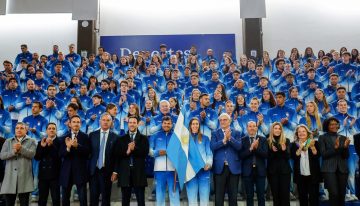 Todo listo para los Juegos Suramericanos Santa Fe 2026: así fue la despedida de la delegación argentina en el CeNARD