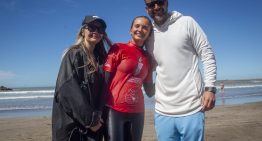 Isabella Assmann, la hija de Fabián y Melina Pitra que se consagró campeona sudamericana de bodyboard a los 14 años