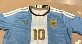 Se filtraron nuevas imágenes de la camiseta especial que usará Lionel Messi en su despedida de la Selección