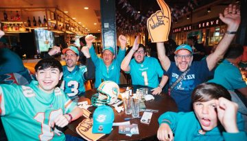 Los Miami Dolphins coparon Puerto Madero para reunir a sus fanáticos, con el sueño firme de recibir un partido de NFL en Argentina
