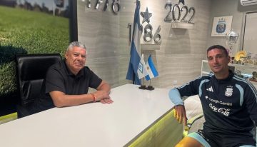 Claudio Chiqui Tapia se mostró con Lionel Scaloni y AFA anunció el inicio de «las charlas de renovación» del DT al frente de la Selección Argentina