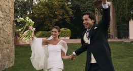 La preciosa novia catalana con cuerpo palabra de honor y un vestido desmontable