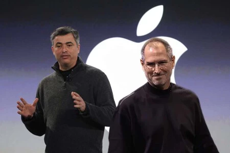 Eddy Cue y Steve Jobs