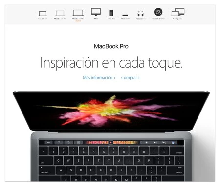 Catálogo de Mac en 2016
