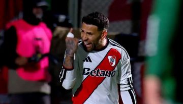 «¡Salí una vez!»: el momento de tensión de Nicolás Otamendi con Santiago Beltrán