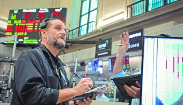 Wall Street perfila moderada caída tras los resultados trimestrales de grandes bancos