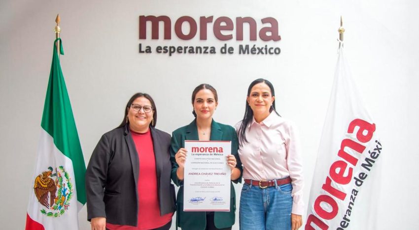 Morena designó a Andrea Chávez Treviño como coordinadora en Ciudad Juárez