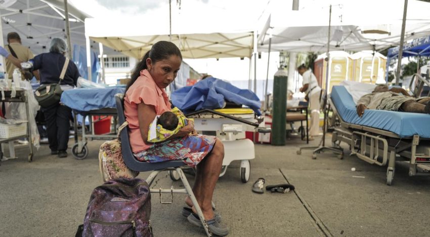 Panameños afectados por el terremoto temen regresar a sus casas por daños y réplicasMacaracas, Panamá