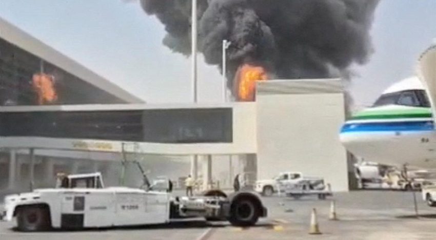 Hutíes atacan nuevamente al aeropuerto de Riad, en Arabia Saudita