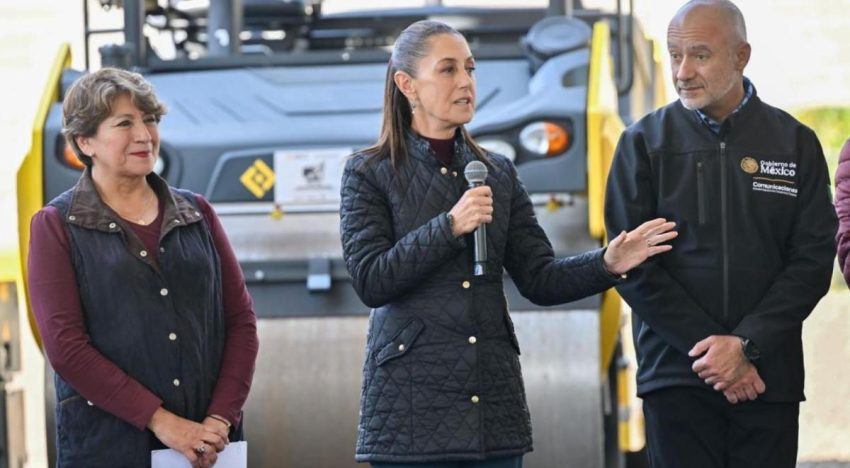 Delfina Gómez agradece a Sheinbaum repavimentación y ampliación de autopistas México-Querétaro y Toluca-Zihuatanejo en Edomex