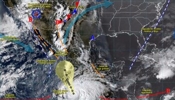 Vance se debilita a huracán categoría 1, pero aún representa un riesgo para las costas mexicanas