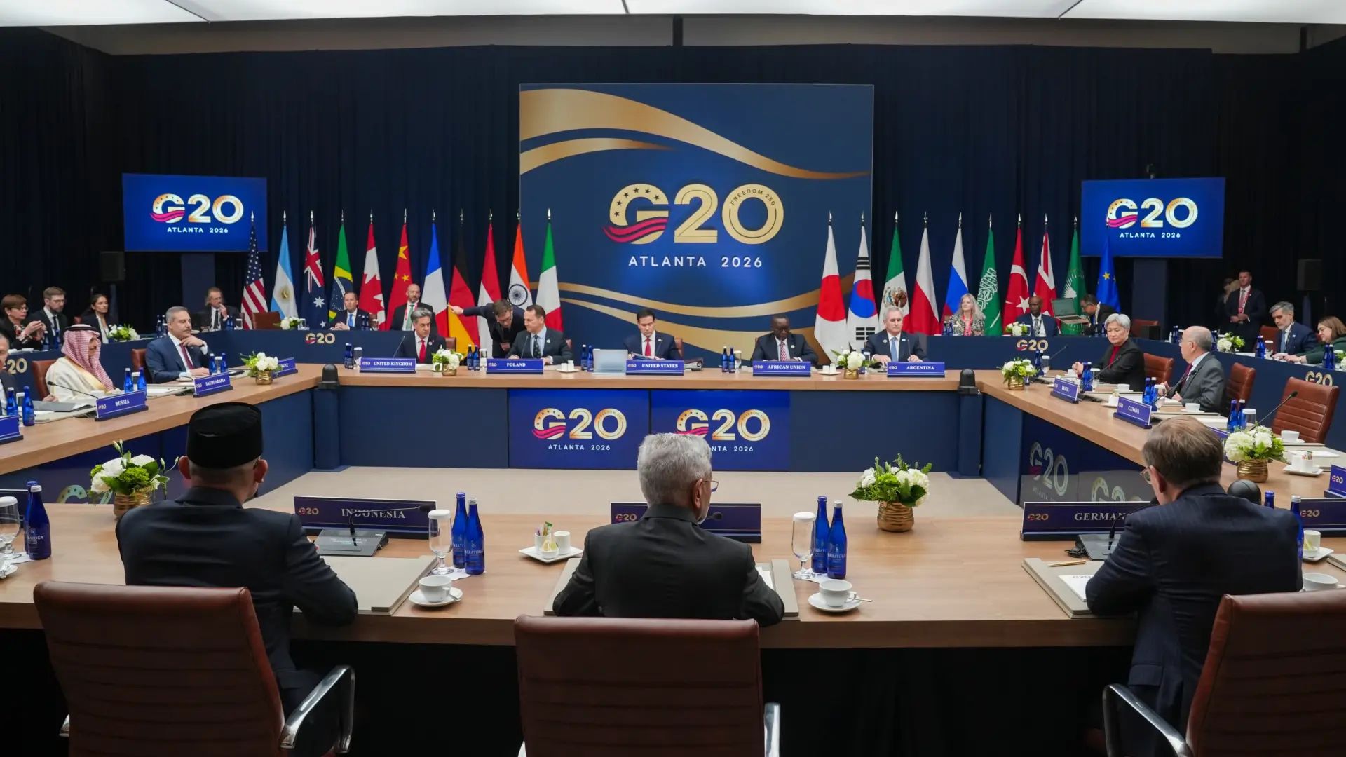 Sin foto de familia en el G20: EEUU la cancela tras las quejas europeas por la presencia de Rusia