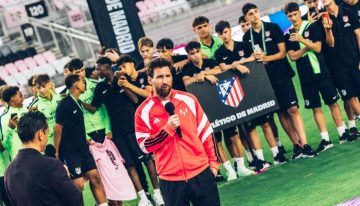 «Tenés que traducir, ¿no?»: el divertido discurso de Lionel Messi en la Messi Cup, con buenos resultados de River,  Boca y Newell's