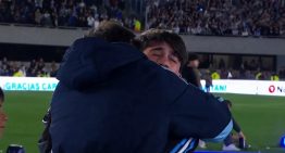 Thiago Messi contagió el llanto por la despedida de papá Lionel: el tierno momento en que se refugió en los brazos del 10