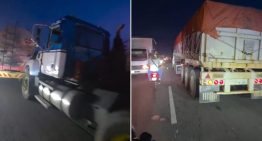 VIDEO: tres kilómetros de cola en la vía Morón-Coro por tranca contra la falta de agua