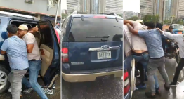 VIDEO: esbirros sin uniforme intentaron secuestrar al sindicalista Ángel Bolívar a plena luz del día