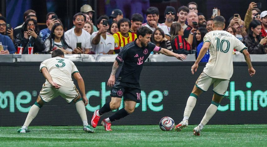 Lionel Messi volvió con Inter Miami al estadio donde Argentina eliminó a Inglaterra y se regaló dos golazos contra Atlanta United