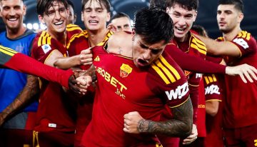 Santiago Castro se vistió de Maradona y su primer gol para Roma fue una obra de arte para ganarle al Genoa