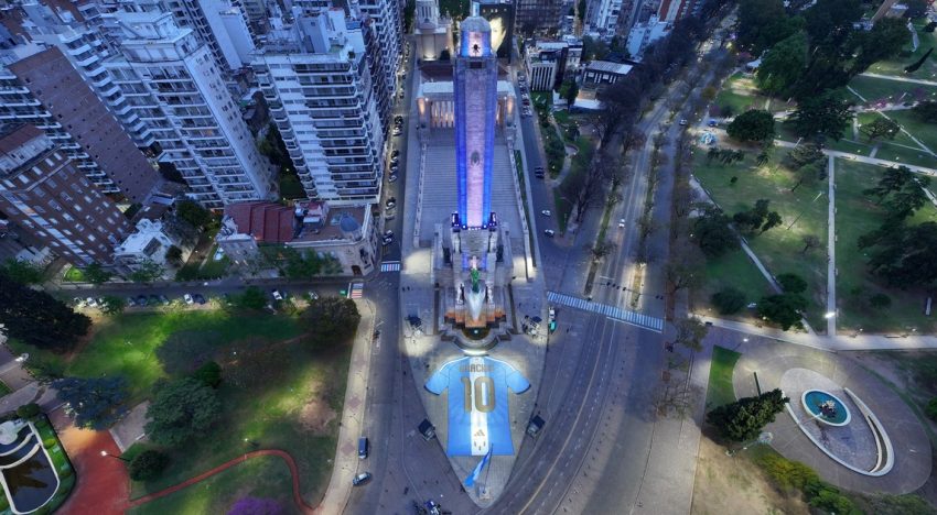 El impactante homenaje en Rosario para Lionel Messi por su despedida de la Selección Argentina