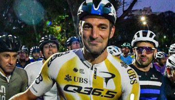 Lionel Scaloni corrió el Gran Fondo Argentina en las calles de Buenos Aires: el tiempo del DT de la Selección en un hito del ciclismo