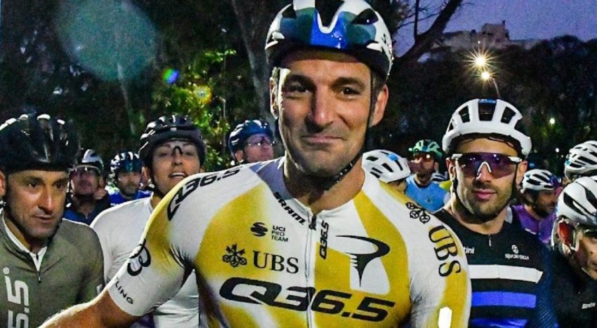 Lionel Scaloni corrió el Gran Fondo Argentina en las calles de Buenos Aires: el tiempo del DT de la Selección en un hito del ciclismo