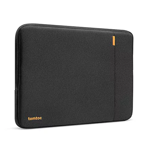 tomtoc 360° Funda para 13 Pulgadas Nuevo MacBook Air M5/A3449 (2026), M4/A3240 (2025), M3/M2/M1, 13" MacBook Neo A18 Pro/A3404, 13" MacBook Pro M2/M1, Repelente al Agua Protección Bolsa para portátil